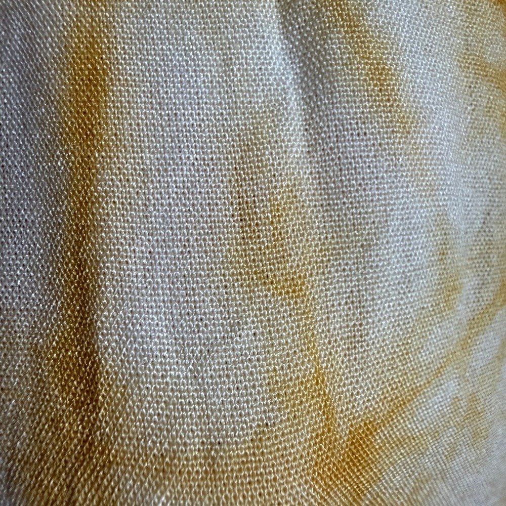 Raviya Mustard Yellow Tie Dye Maxi Dress Womens M NWT Crochet Summer Beachy - Picture 15 of 16